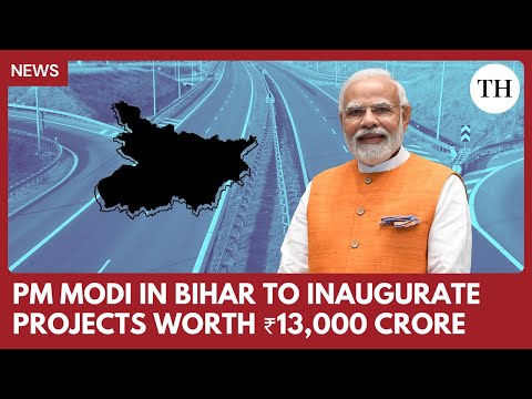 YouTube video thumbnail: PM Modi to Inaugurate Projects Worth More Than ₹13,000 Crore in Bihar