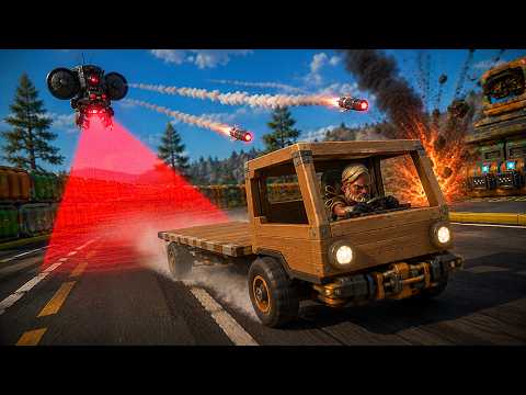 Я тікав як міг! Scrap mechanic 1.0 Drilling thunder