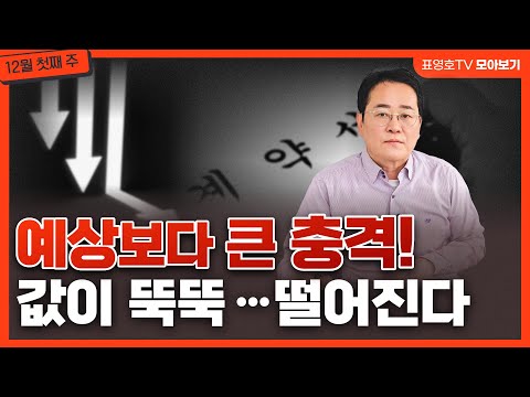 값이 뚝뚝 떨어져 충격받은 영끌들...대폭락 이상징후들이 나타났다 (12월 몰아보기)