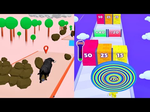 Mobile games gameplay | android and iOS games | satisfying games gameplay part 4 #gaming #games