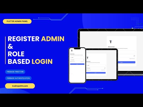 Admin Registration & Login | Role based Authentication | Flutter Firebase Authentication