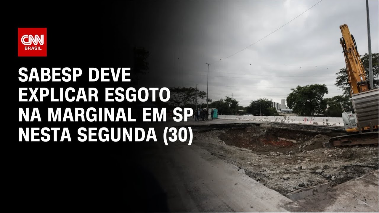 Termina prazo para Sabesp explicar esgoto na Marginal Tietê | CNN NOVO DIA