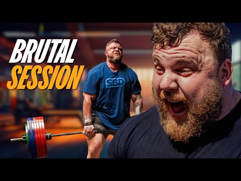 The Most Intense STRONGMAN Training Session Yet