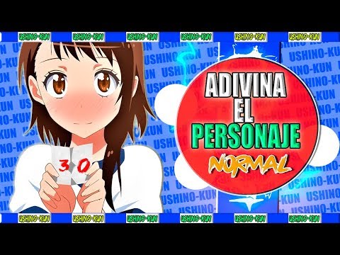 Adivina El Personaje de Anime || Nivel Normal || 30 Personajes