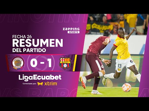 Vinotinto 0 - 1 Barcelona SC / Fecha 26 / Liga Ecuabet conectada por Xtrim