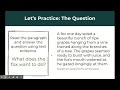 Text Evidence and Comprehension Skills