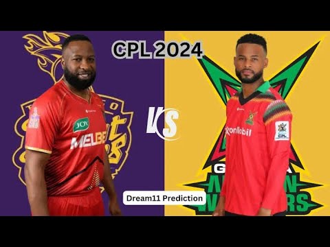 Trinbago Knight Riders vs Guyana Amazon Warriors Match Prediction | CPL 2024 Prediction