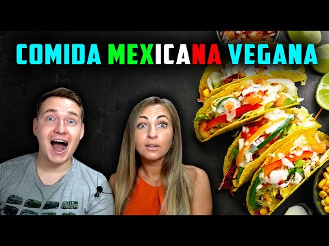 RUSOS REACCIONAN a COMIDA CALLEJERA de MÉXICO, VERSIÓN VEGANA 🇲🇽