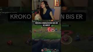 @kroko Stream angucken bis er schreit   #twitchde #streamerin #elquaria #krokoboss