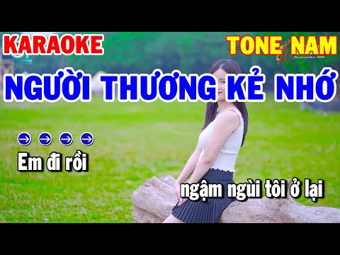 Karaoke Người Thương Kẻ Nhớ Tone Nam | Nhạc Sống Beat Chuẩn | Karaoke Thanh Hải