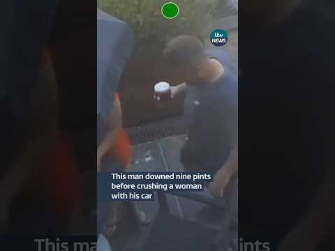 Man downs nine pints before crushing woman with his car #itvnews #news #exeter #axminster