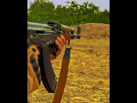 AK-47 Rifle Live Fire Test | Legendary 7.62x39mm Power#shorts #pubgmobile 🎯