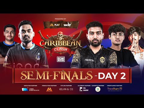 Caribbean Clash | Semi Finals D2 | BGMI | Ft. iQOO SouL, Godlike, WyldFangs