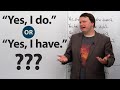 Answering Yes or No Questions in English