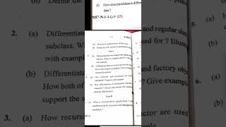 Advance Database system and Data Warehouse question paper of May 2025