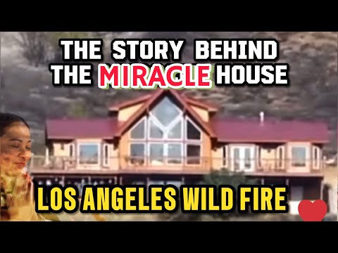 THE ONLY HOUSE SURVIBE IN A WILD FIRE IN LOS ANGELES, CALIFORNIA