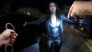 Gen-Z Crashes Into a Cop Car and Kicks Cop During | DUI Arrest