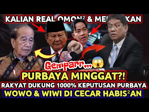 GEMPARR😱PURBAYA MINGGAT RAKYAT DUKUNG 1000%⁉️Wowo & Wiwi Sampai Di Cecar Habis²an Karna Omon²