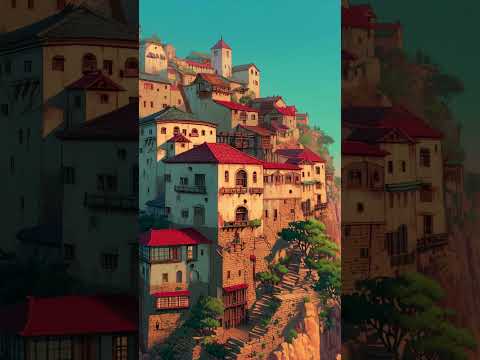 AI Creates the Most Beautiful Sunset Ever 🌅 | #aiart #imaginativeart #animationshorts #shorts