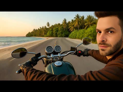 (4K ASMR MOTO VLOG) Tayland'ın Muhteşem Sahiline Yolculuk - Phuket Freedom Beach