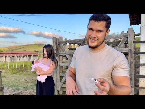 THAMIRES E LEÔNCIO LEVAM FILHA PELA PRIMEIRA VEZ NA FAZENDA | THAMIRES THUANNY