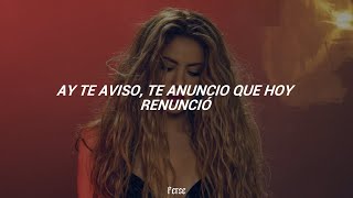 Shakira - Te Aviso, Te Anuncio (Letra)