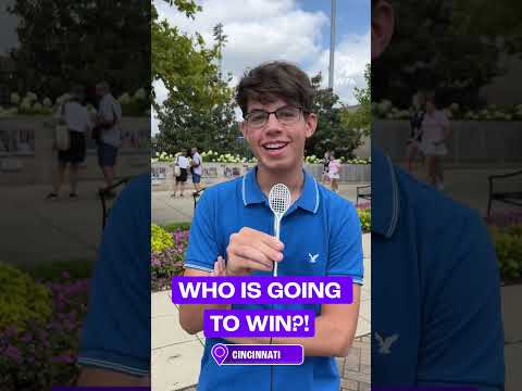 We asked our fellow #CincyTennis fans who they thought would win today…now, let's find out! 🤩 #WTA