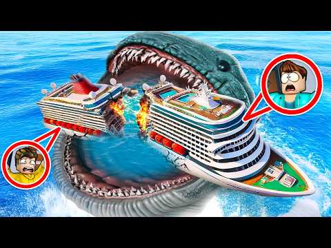 TRAPPED ON A SINKING CRUISE IN ROBLOX !!