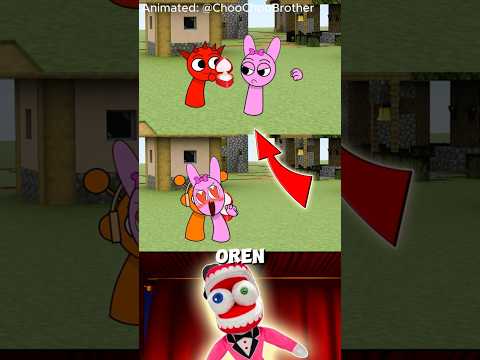 😱RADDY vs OREN CHICO BUENO vs CHICO MALO SPRUNKI INCREDIBOX #incredibox #sprunki #pinki #oren
