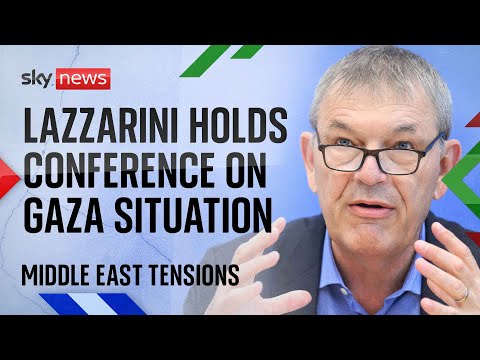 Watch live: UNRWA Commissioner General holds news conference discussing situation in Gaza & Lebanon