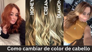 Como cambiar de color de cabello sin dañar tu cabello