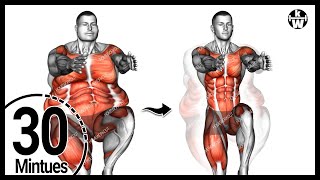 30-Mins! Standing Fat Removal ➜ Dramatic Fat Loss Results.