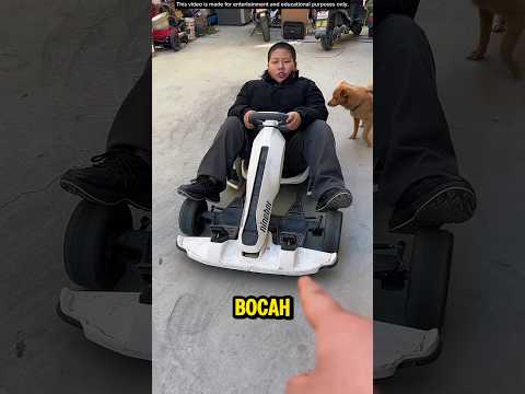 Ayahnya senang, mobil listrik bocah ini kembali normal 😊