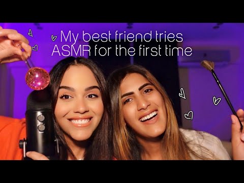 لاول مرة صاحبتي بتجرب تنيمكوا نوم عميق👩🏻‍🤝‍👩🏽#asmr