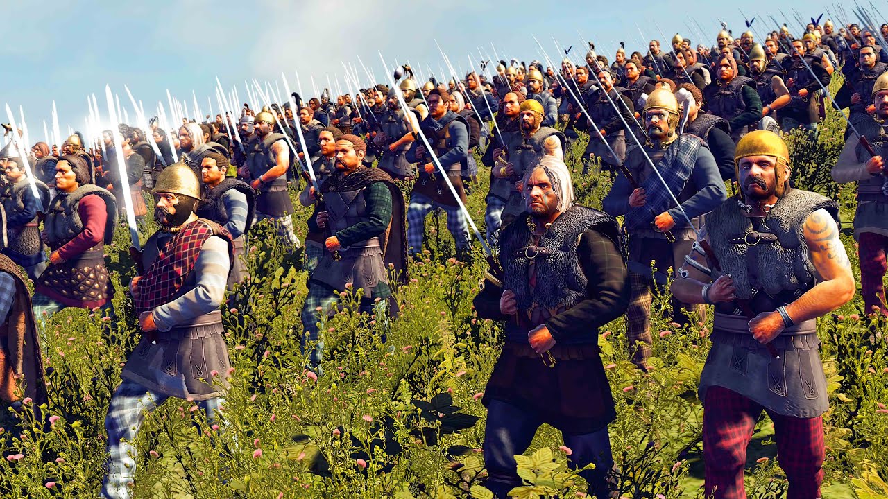 Rome vs Britons - Massive 41,500 Units Cinematic Total War Battle