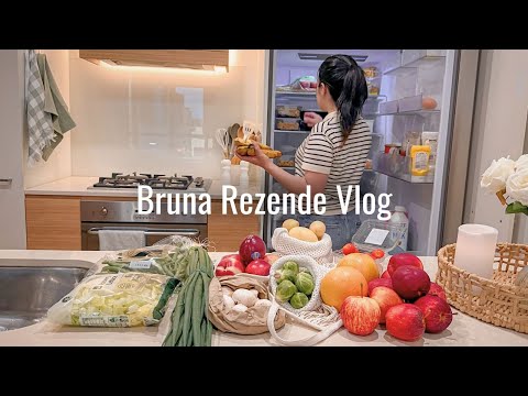 Indo ao Mercado e Preparando Receitas Saudáveis 🍓 | Vlog de Rotina | Como Organizo Meu Dia