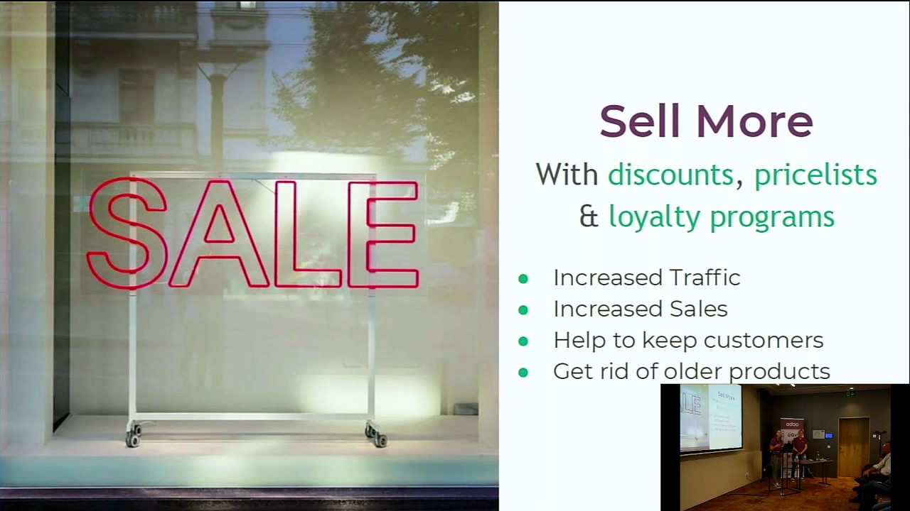 5 Reasons to Use Odoo Point of Sale | 08.10.2019

Join us in this talk to discover how you can manage just about any type of point of sale with the features Odoo PoS has to offer.