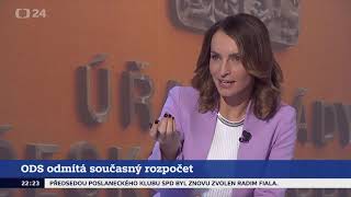 Alena Schillerová a Jan Skopeček v UK 13.10.