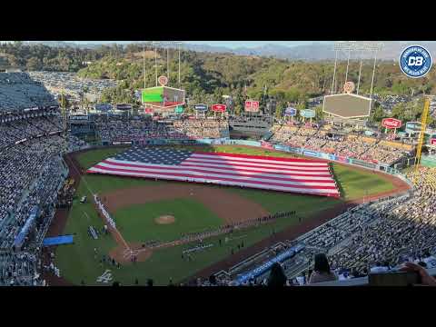 NLCS 2026: Dodgers and Brewers Game 3 lineups, national anthem, flyover and first pitch