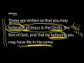 Understanding John 3:16