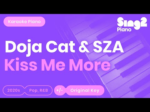 Doja Cat & SZA – Kiss Me More (Karaoke Piano)