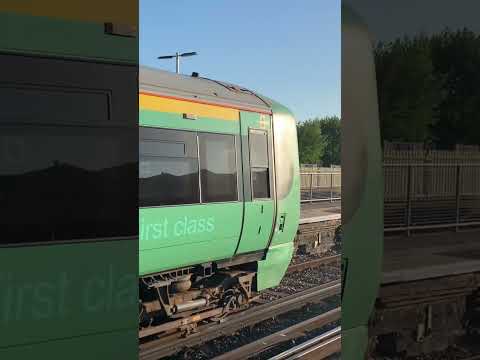 Class 377 departs Barnham #shorts #train #railway