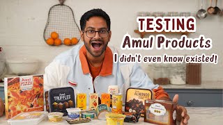 OMG 😱 TRYING EVERY AMUL PRODUCT I COULD FIND!! WHAT DID I LIKE ?