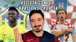 Reagindo e comentando AO VIVO ao jogo entre Brasil e Croácia