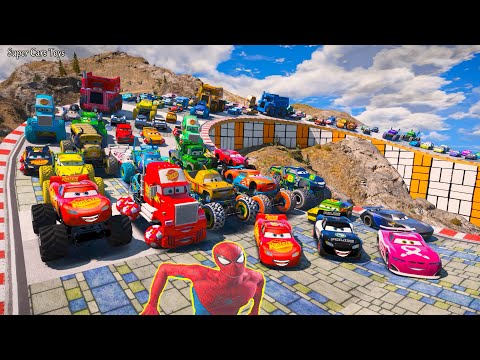 NEW Disney Pixar Cars Unboxing Review | Lightning McQueen Police Jackson Storm Flip Dover Ryan Laney