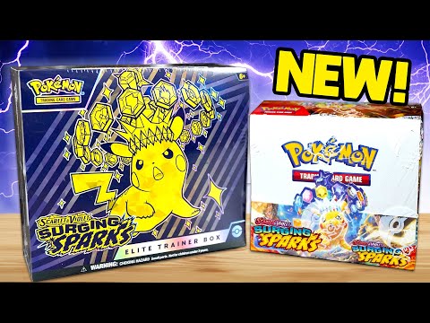 Opening Pokémon Surging Sparks EARLY (GOLD & SIR PULLED!)