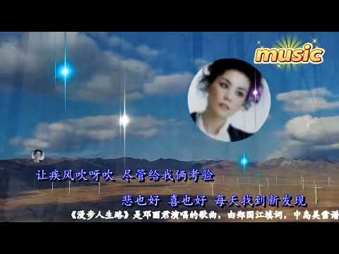 王菲的《漫步人生路》KTV 伴奏 no vocal 無人聲 music 純音樂 karaoke 卡拉OK 伴唱 instrumental王菲的《漫步人生路》