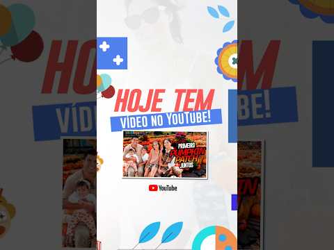 Hoje teeeem vídeo novo no nosso canal The Fuentes Family!!! 🎃 Disponível: 🇺🇸 - 12h | 🇧🇷- 14h