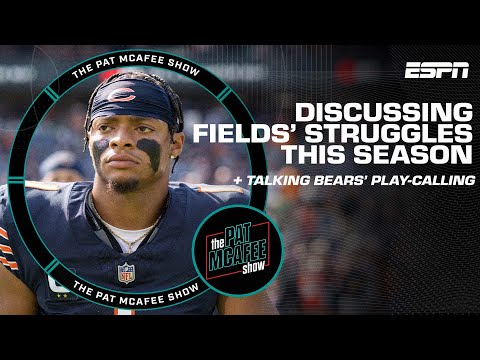 Dan Orlovsky on Justin Fields' struggles & the Bears' play-calling | The Pat McAfee Show video clip