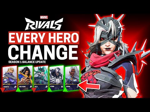 Marvel Rivals - Every Hero Change for Season 1 - Patch Notes